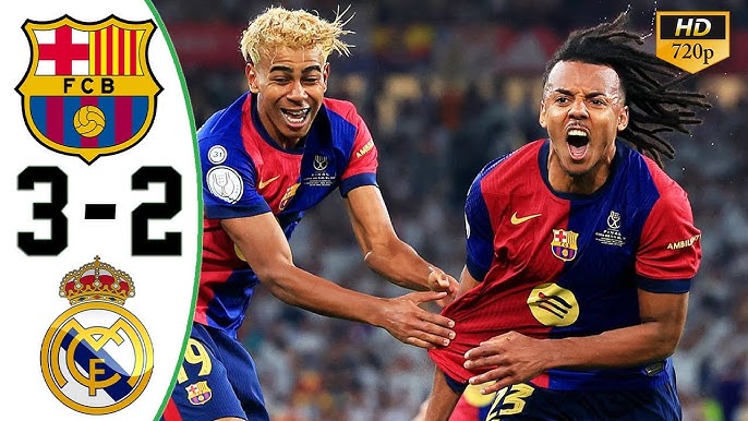 El Clásico Copadel Rey Real Madrid Kalah Barcelona Angkat Trofi