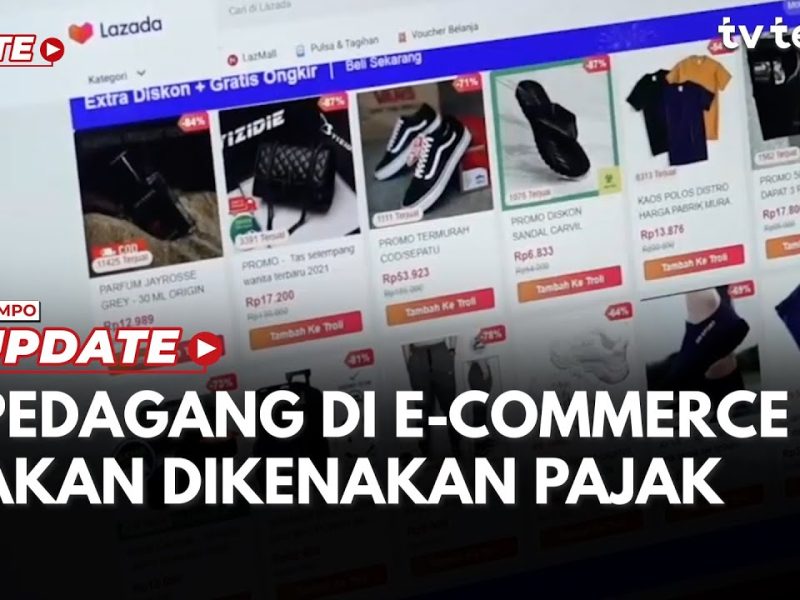 Sri Mulyani Targetkan Pajak Dari Penjual Online Di Market Place