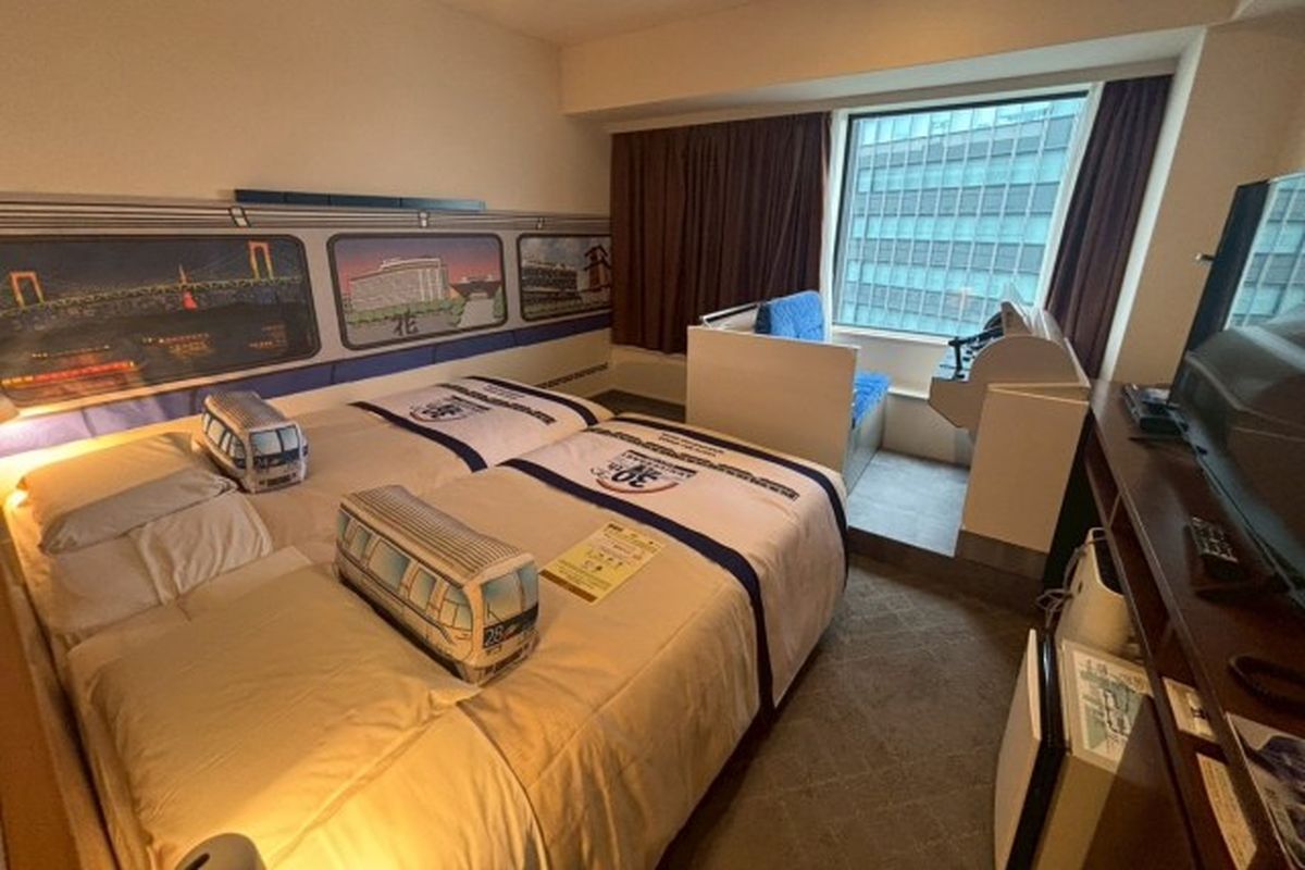 Wow! Hotel Jepang Sajikan Kamar Bertema KA Utuh