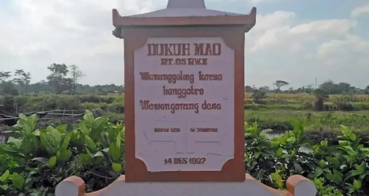 Sejarah Dukuh Mao dan Mitos Pohon Pisang