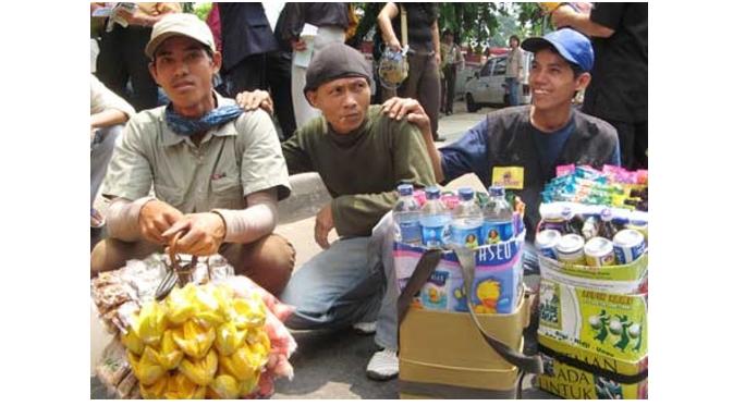 Jakarta Melesat, Pedagang Cangcimen Bertahan